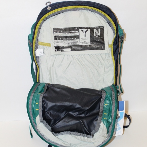 DEUTER SPEED LITE 24L NAVY/ALPINE GREEN BACKPACK - Picture 5 of 8